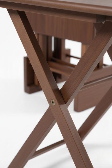 Gazzini Pack Kare 4'lü Ahşap Çanta Zigon Sehpa