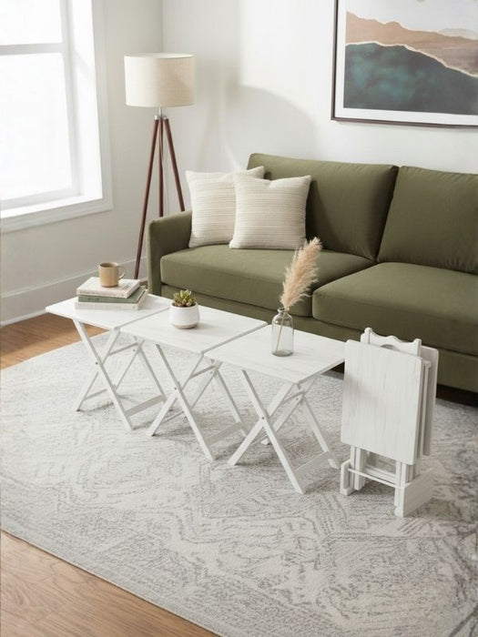 Gazzini Pack Kare 4'lü Ahşap Çanta Zigon Sehpa