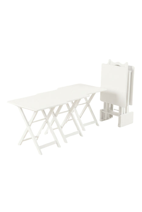 Gazzini Pack Kare 4'lü Ahşap Çanta Zigon Sehpa