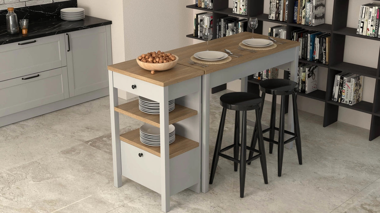 Ashbourne Ahşap Bar Taburesi