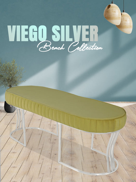 VİEGO SILVER STRİPED PUF-Kapitoneli Chester Model Puf