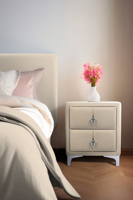 Harmony Silver Komodin, İki Çekmeceli