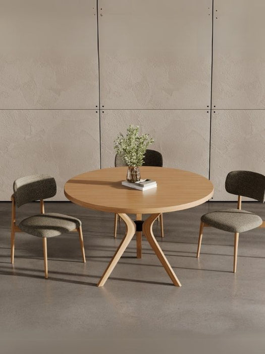 Haven Pergel İskandinav Doğal Ahşap Mutfak Masası 100x100