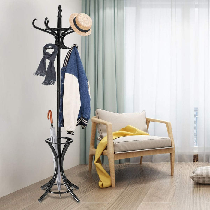 Hawthorne 6'lı Ahşap Tonet Askılık