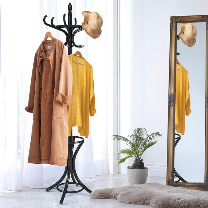 Hawthorne 6'lı Ahşap Tonet Askılık