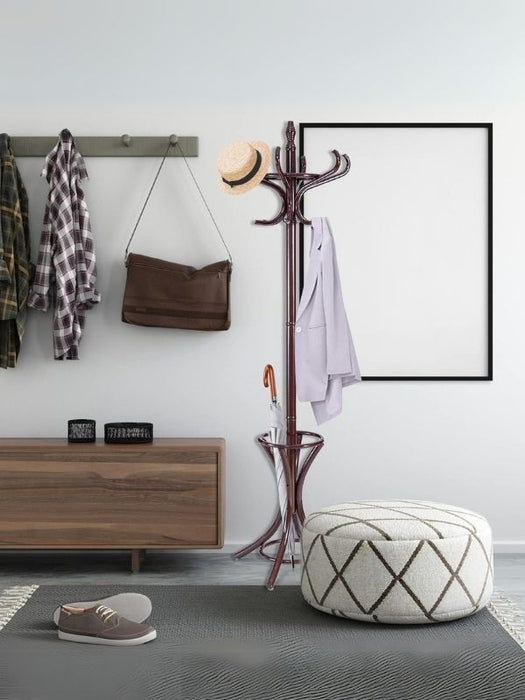 Hawthorne 6'lı Ahşap Tonet Askılık