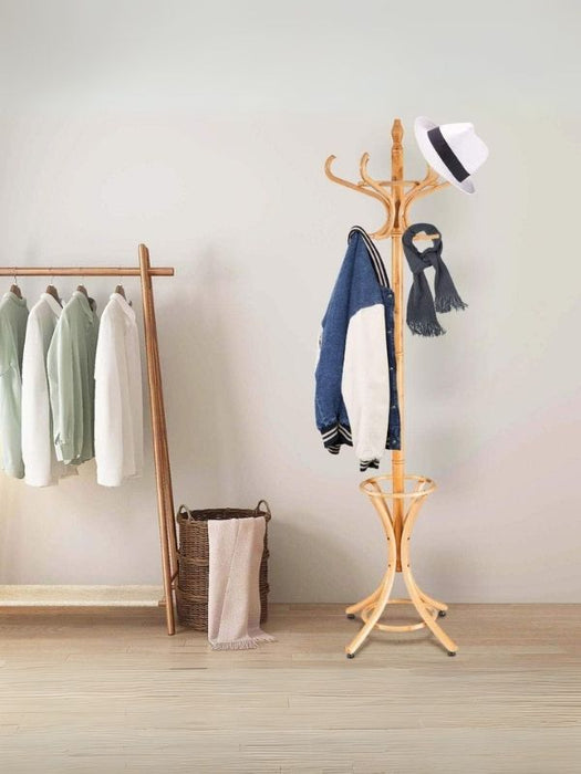 Hawthorne 6'lı Ahşap Tonet Askılık