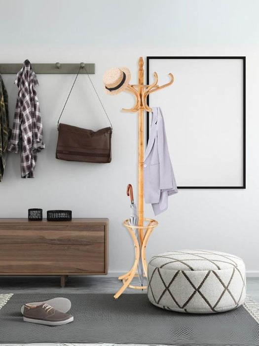 Hawthorne 6'lı Ahşap Tonet Askılık