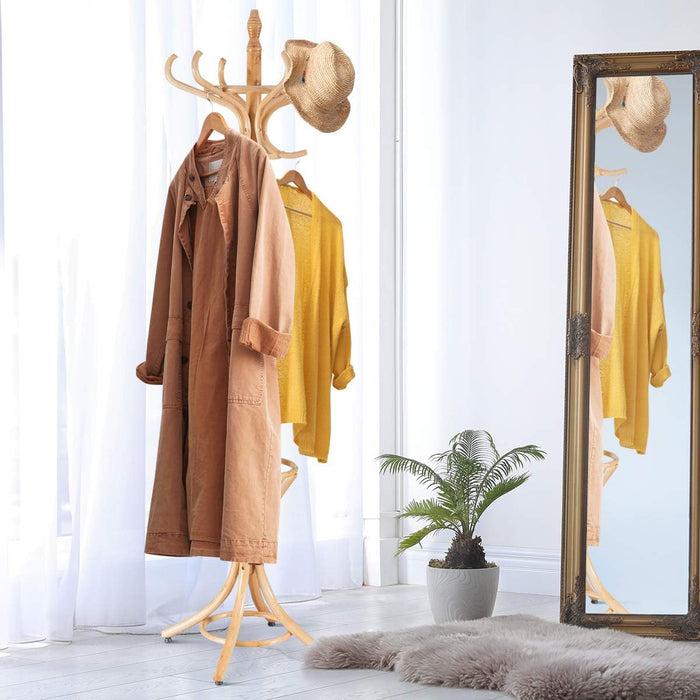 Hawthorne 6'lı Ahşap Tonet Askılık