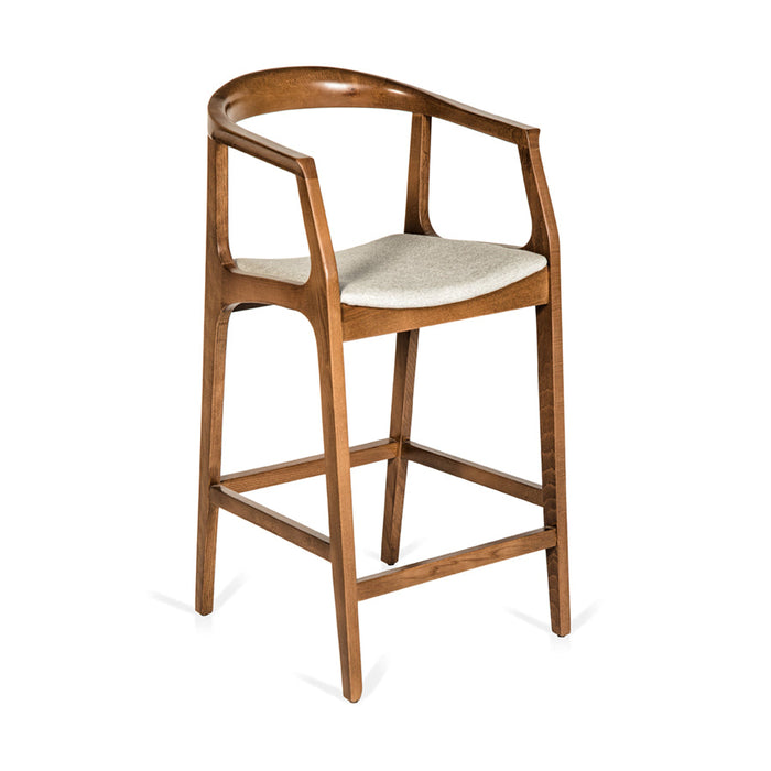 Helsinki Ahşap Bar Sandalyesi