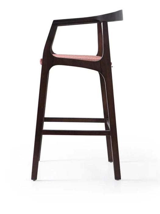 Helsinki Ahşap Bar Sandalyesi