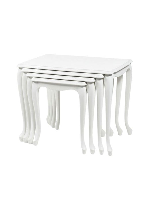 Oakly Lükens 4'lü Ahşap Zigon Sehpa