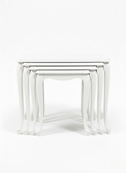 Oakly Lükens 4'lü Ahşap Zigon Sehpa