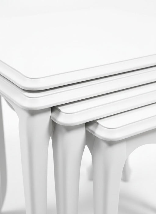 Oakly Lükens 4'lü Ahşap Zigon Sehpa