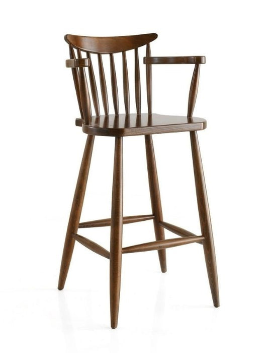 Hudson Ahşap Bar Sandalyesi