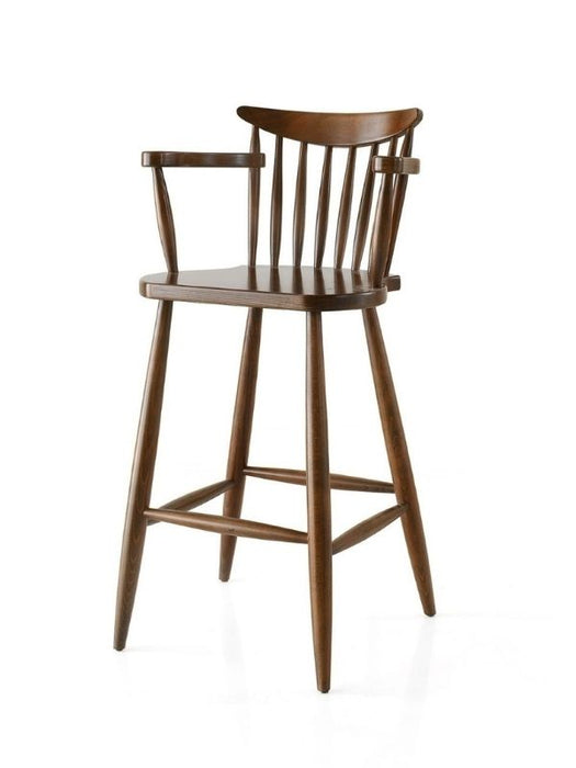 Hudson Ahşap Bar Sandalyesi