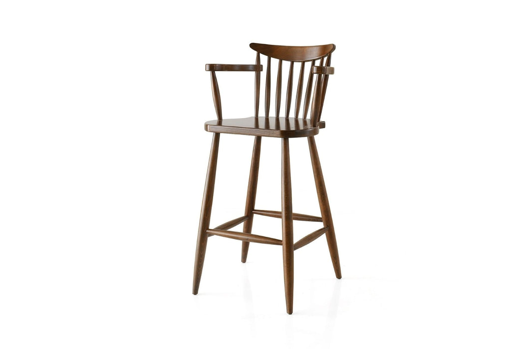 Hudson Ahşap Bar Sandalyesi