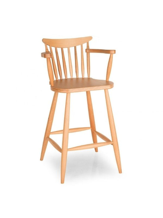 Hudson Ahşap Bar Sandalyesi