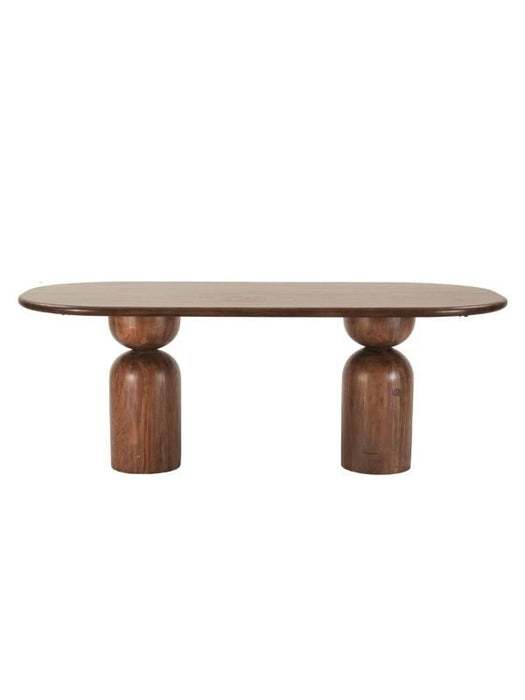 İmperial İtalyan Still Oval Ahşap Yemek Masası 100x210