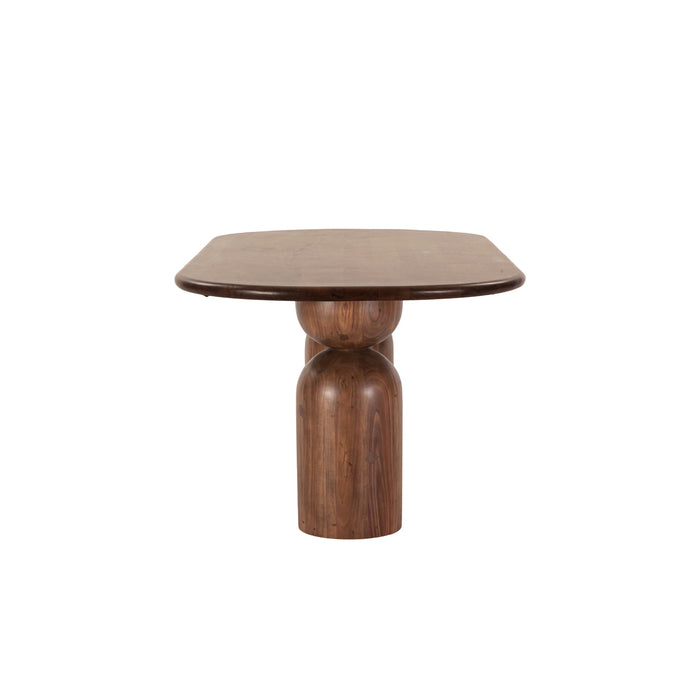 İmperial İtalyan Still Oval Ahşap Yemek Masası 100x210