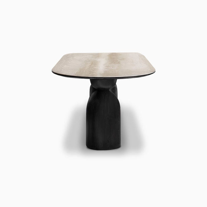 İmperial İtalyan Still Oval Ahşap Yemek Masası 100x210