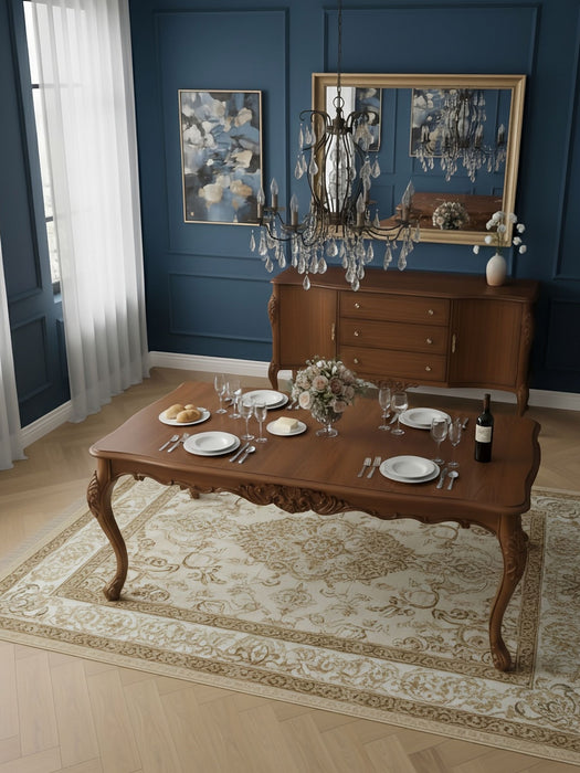 Juliette Fransız Still Ahşap Yemek Masası 110x200