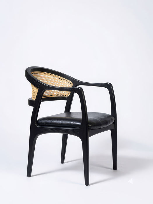 Kensington Rattan İskandinav Ahşap Sandalye