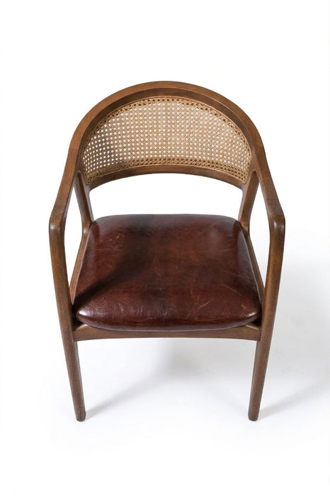 Kensington Rattan İskandinav Ahşap Sandalye