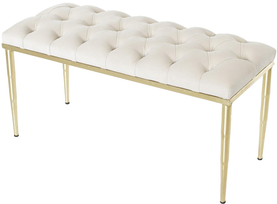 BELLA GOLD PUF - Kapitoneli Model Puf,Bench