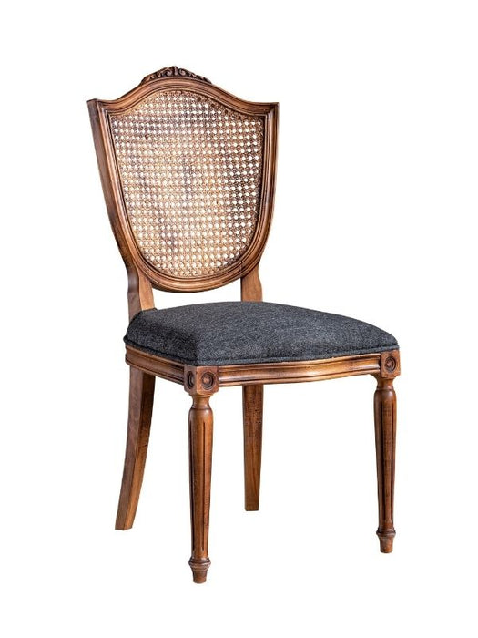 Kupa Torna Oymalı Ahşap Sandalye