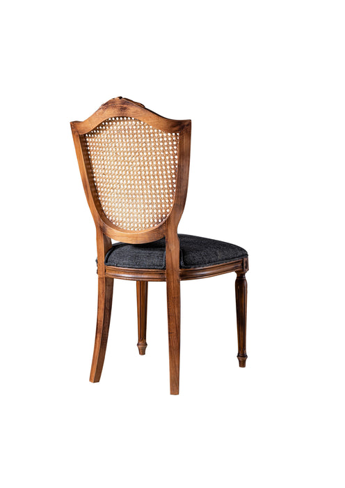 Kupa Torna Oymalı Ahşap Sandalye