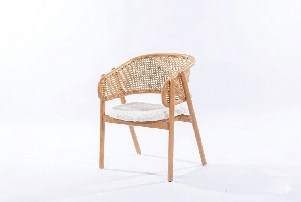 Lena Hazeranlı İskandinav Ahşap Sandalye