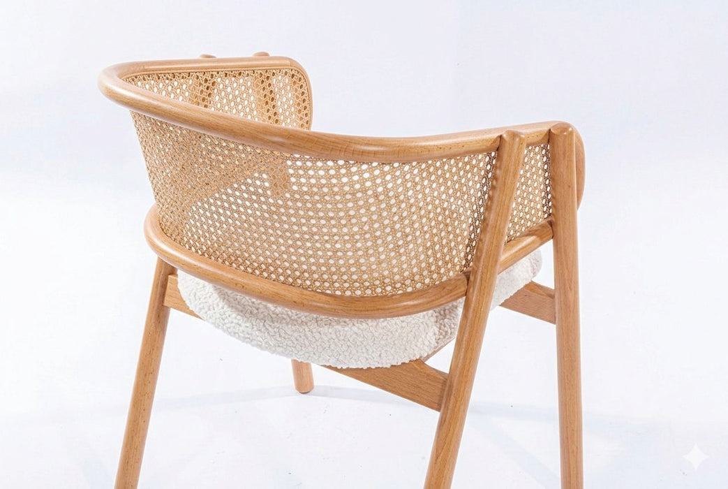 Lena Hazeranlı İskandinav Ahşap Sandalye
