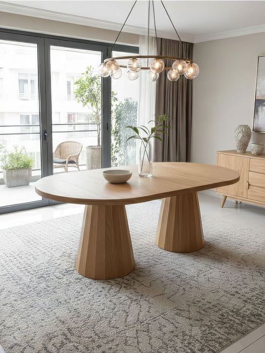 Ligna Açılır Masif Ahşap Yemek Masası