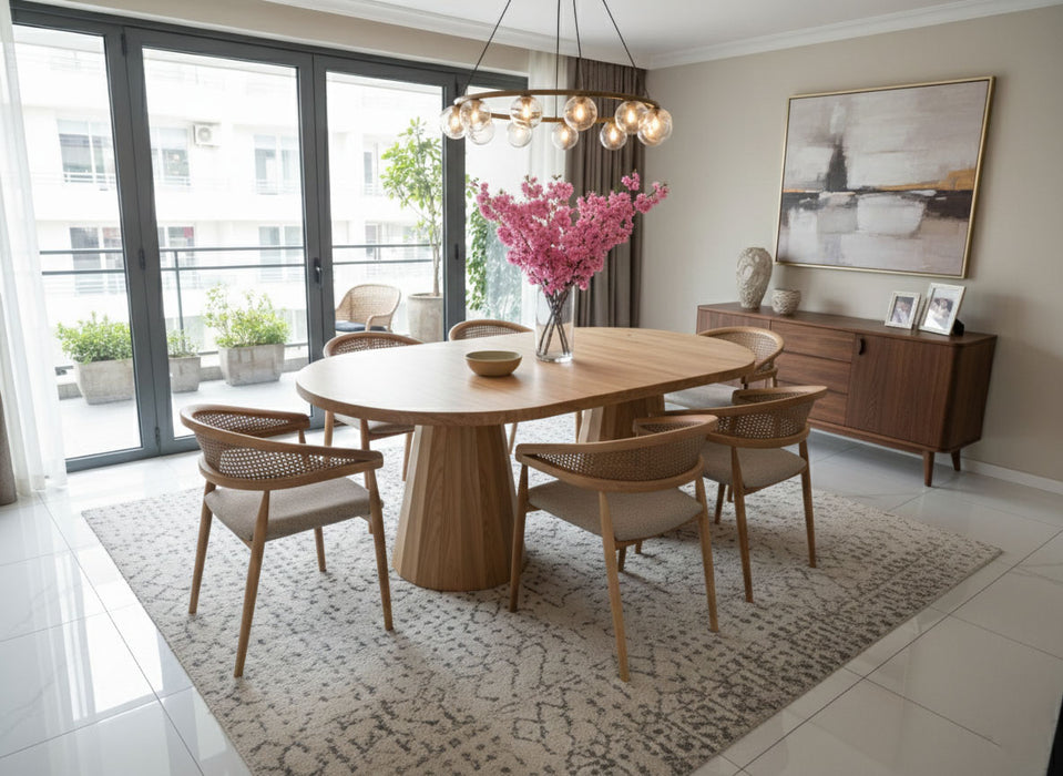 Ligna Açılır Masif Ahşap Yemek Masası