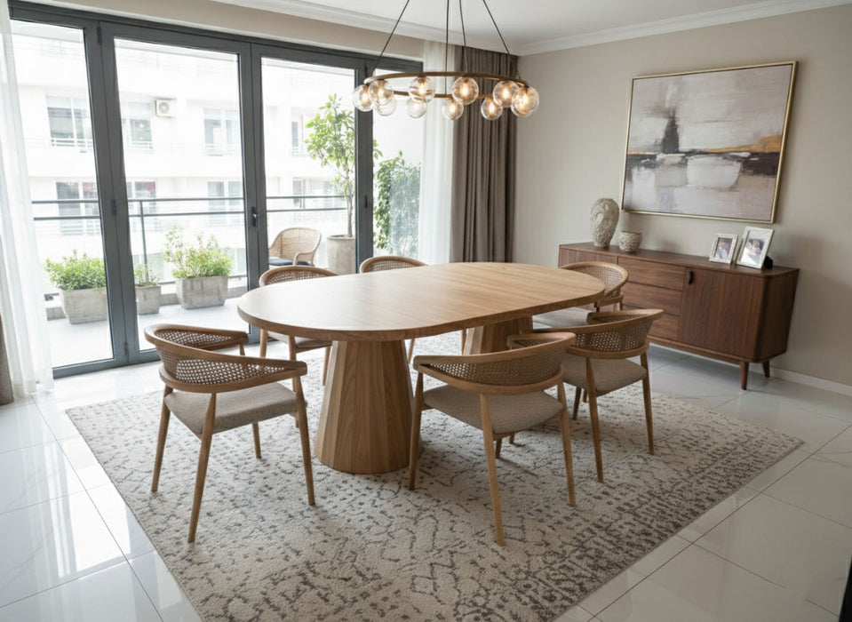 Ligna Açılır Masif Ahşap Yemek Masası