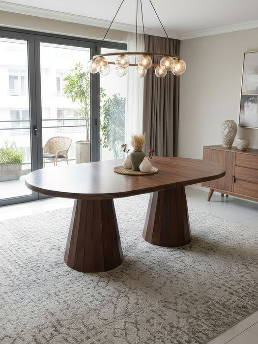 Ligna Açılır Masif Ahşap Yemek Masası