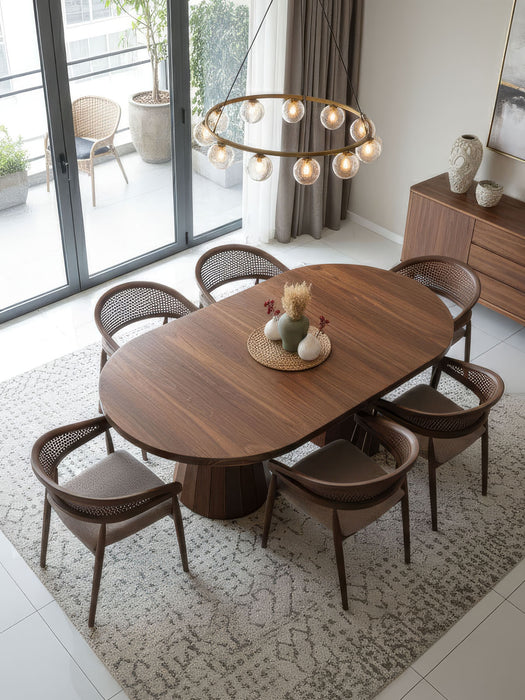 Ligna Açılır Masif Ahşap Yemek Masası