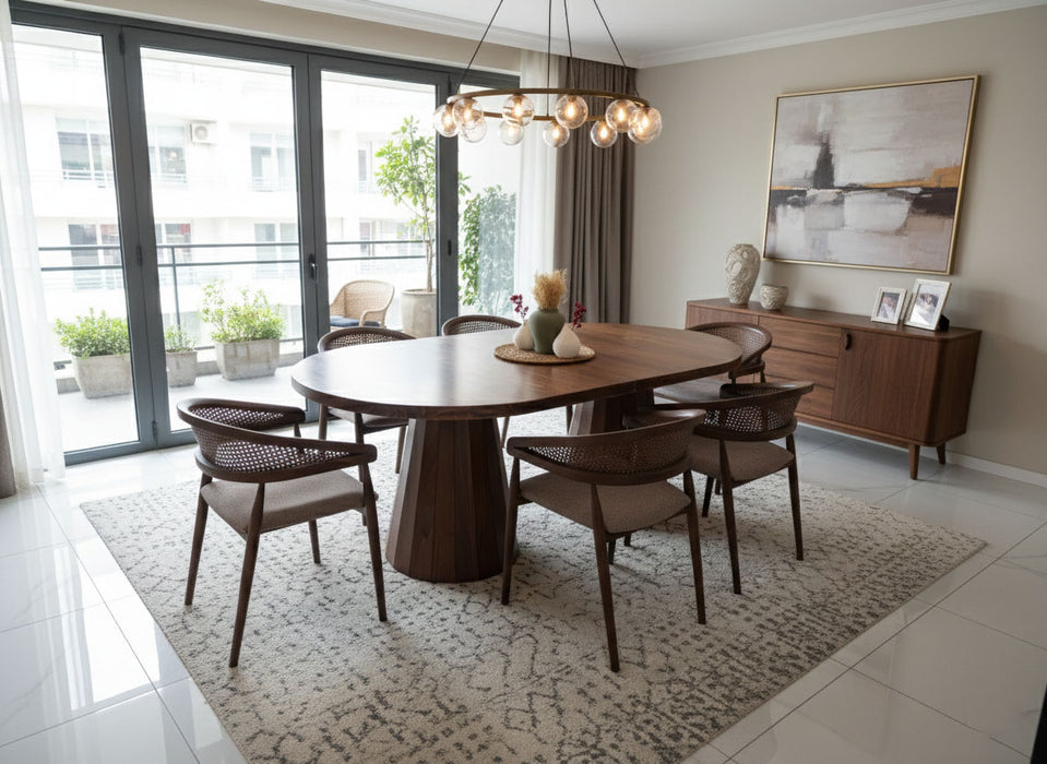 Ligna Açılır Masif Ahşap Yemek Masası