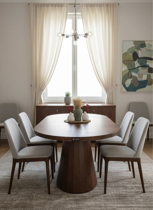 Ligna Açılır Masif Ahşap Yemek Masası