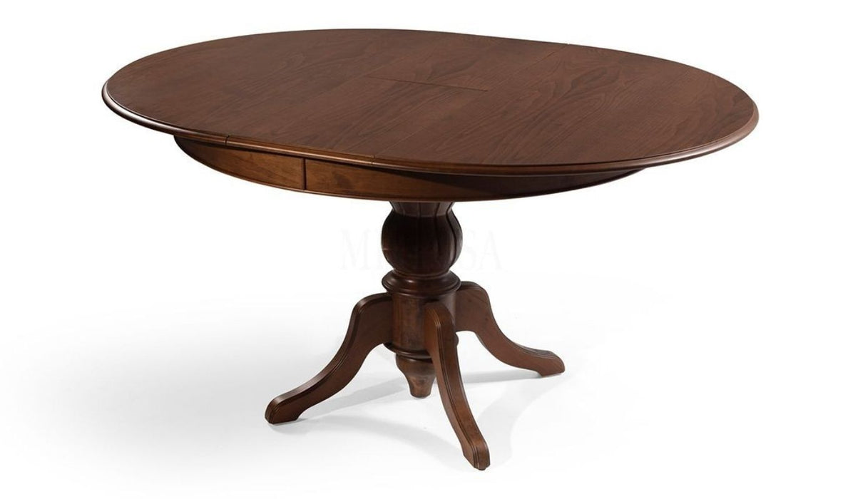 Lindon Baba Ayak Yuvarlak Açılır Masa 90x90