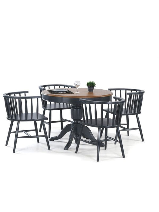 Lindon Baba Ayak Yuvarlak Açılır Masa 90x90