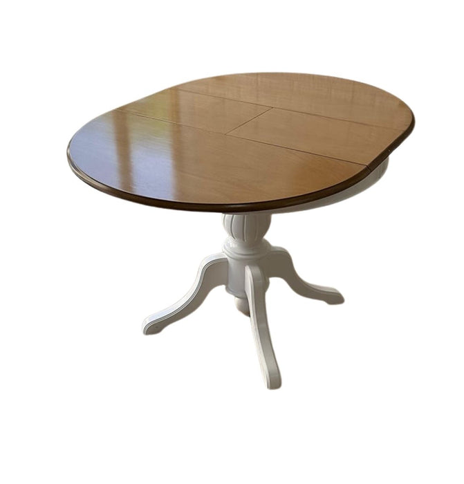 Lindon Baba Ayak Yuvarlak Açılır Masa 90x90