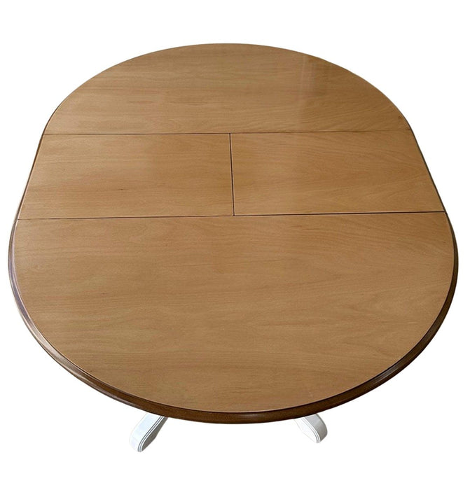 Lindon Baba Ayak Yuvarlak Açılır Masa 90x90