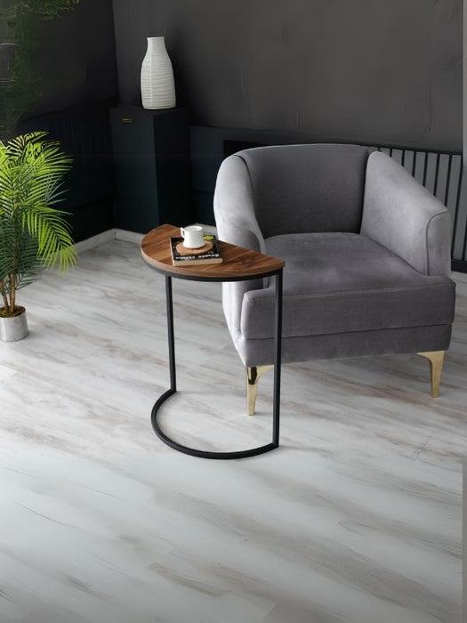 Lisa Metal Tekli Yan Sehpa