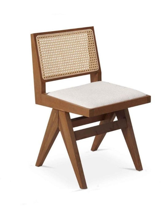 Lofoten Pergel Hazeranlı Hasırlı Ahşap Sandalye