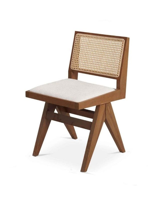 Lofoten Pergel Hazeranlı Hasırlı Ahşap Sandalye