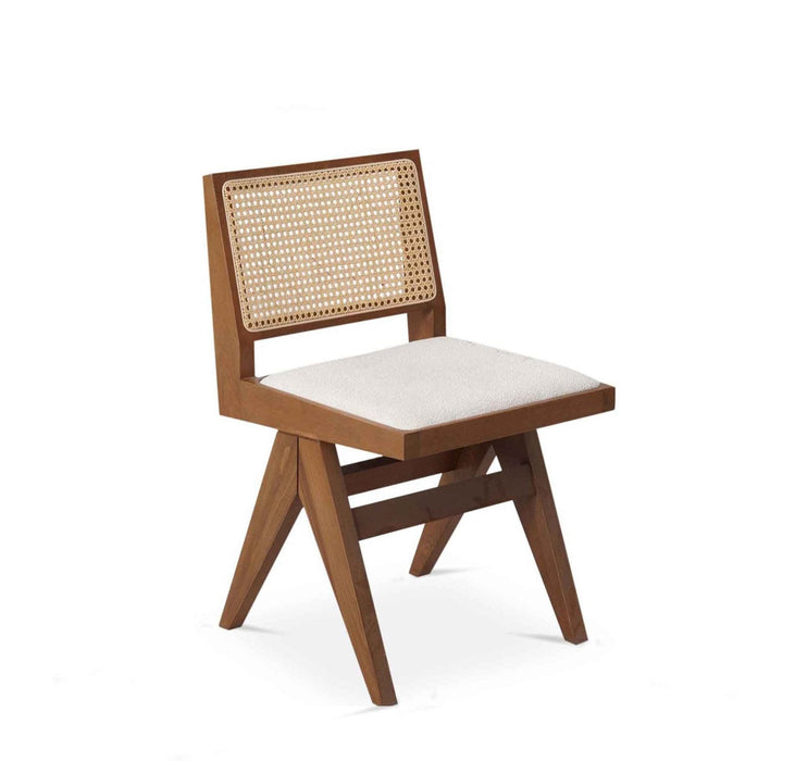 Lofoten Pergel Hazeranlı Hasırlı Ahşap Sandalye