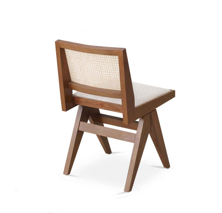 Lofoten Pergel Hazeranlı Hasırlı Ahşap Sandalye