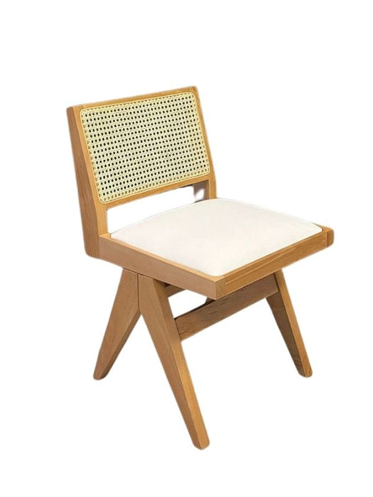 Lofoten Pergel Hazeranlı Hasırlı Ahşap Sandalye